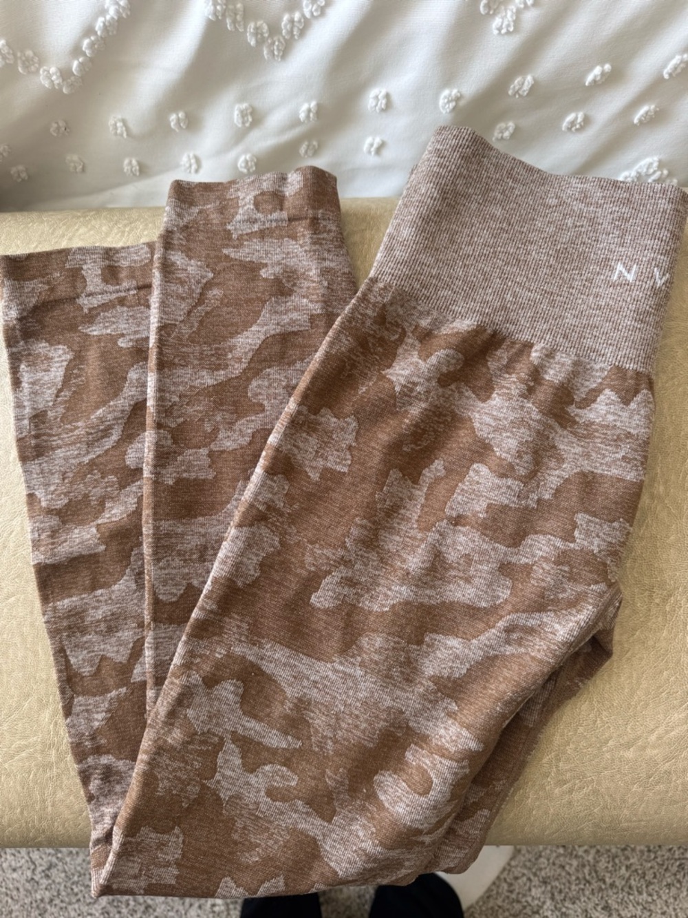NVGTN Brown Camo Seamless High-Rise Leggings